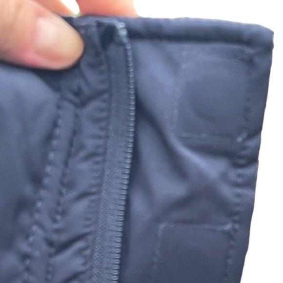 ZARA NWOT Men's Hooded Puffer Parka Long Navy Blue Size Medium - Picture 11 of 16